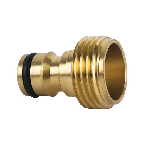 HQMPC brass quick-connect system ready for easy hose-end attachment and use.