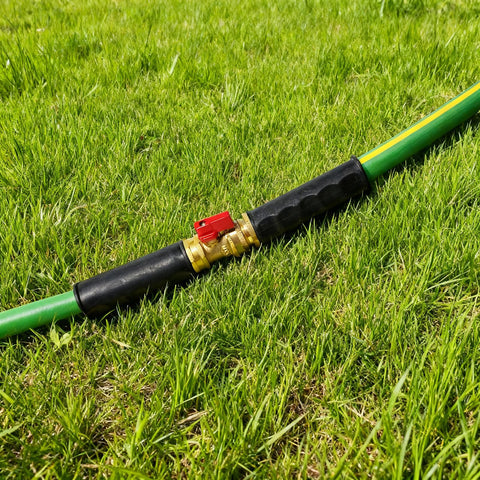 HQMPC valve kit ready for garden use and quick hose connections