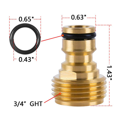 HQMPC connection supports up to 200 PSI for steady water flow