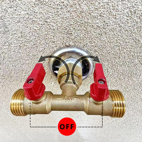 HQMPC dual outlets ideal for garden irrigation and sprinklers