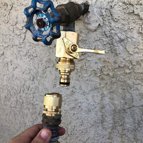 HQMPC durable brass construction built for long-term garden use.