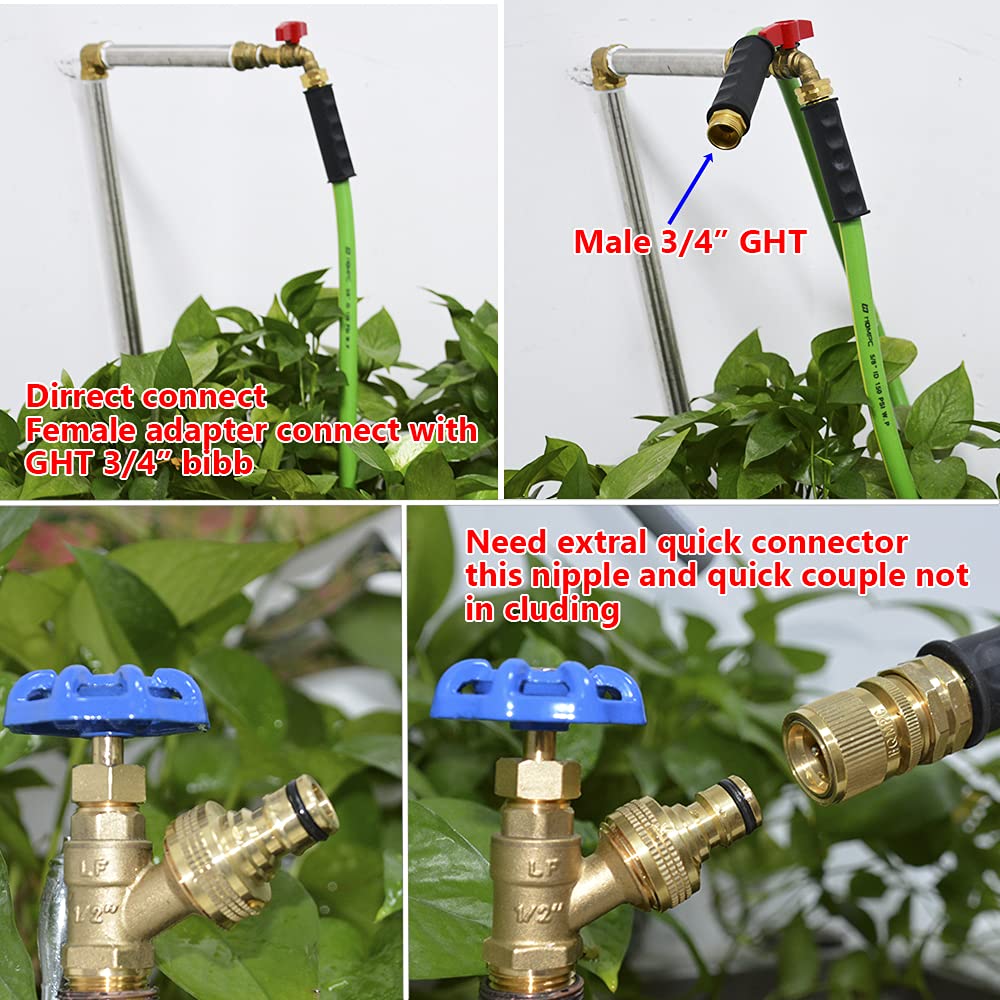HQMPC 50ft hose lying flat under pressure suggests reliable performance