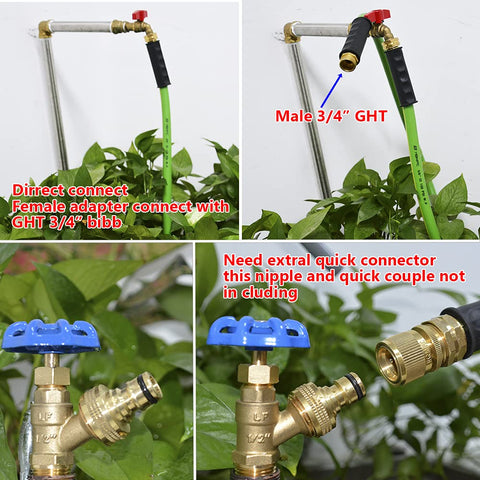 HQMPC 50ft hose lying flat under pressure suggests reliable performance