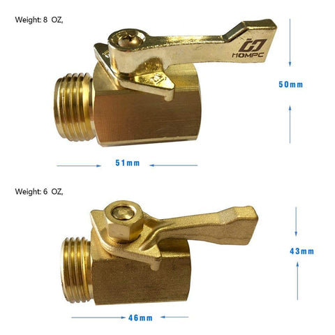 HQMPC valve with screw-tight seal for reliable water control.