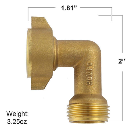 HQMPC swivel elbow design reduces kinks for smooth watering.
