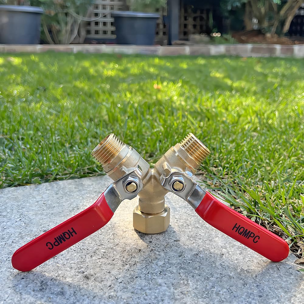 HQMPC Y-splitter with long stainless-steel handle for easy operation