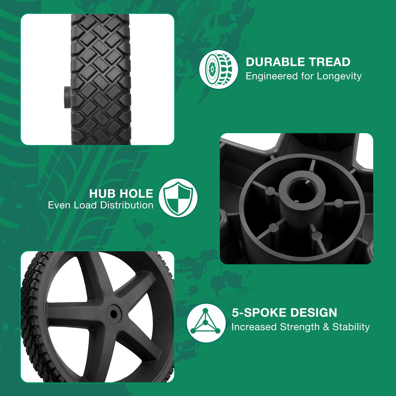 HQPASFY wheel tread-detail close-up emphasizes grip on tough terrain.