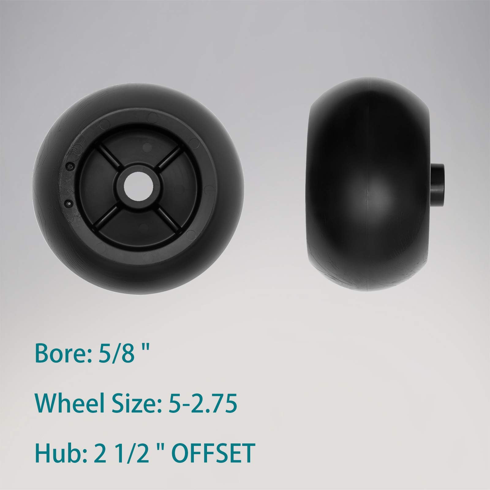 HQPASFY six-pack wheels with mounting hardware ready for quick installation.
