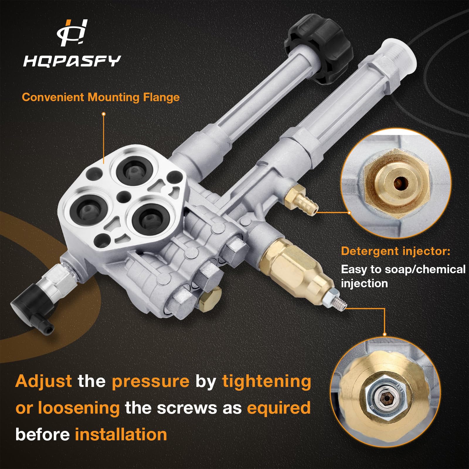 HQPASFY compatible with RMW and SRMW pumps for Troy-Bilt cleaning tasks