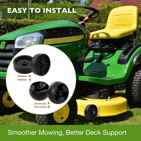 HQPASFY deck wheels closeup highlighting rugged construction
