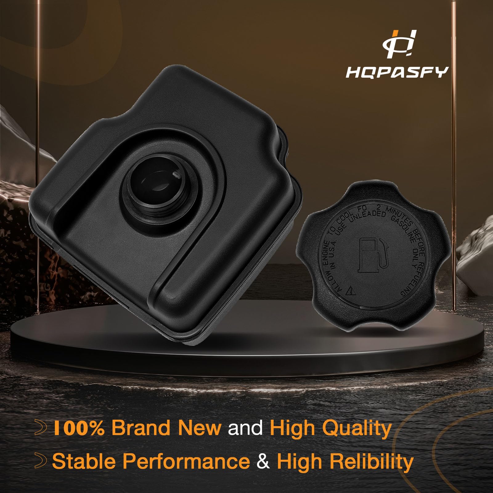 HQPASFY fuel tank cap 4-mount holes, stable mounting for rugged outdoor use.