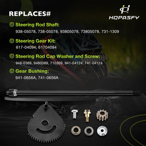 HQPASFY gear bushing reduces play and wear in steering linkage