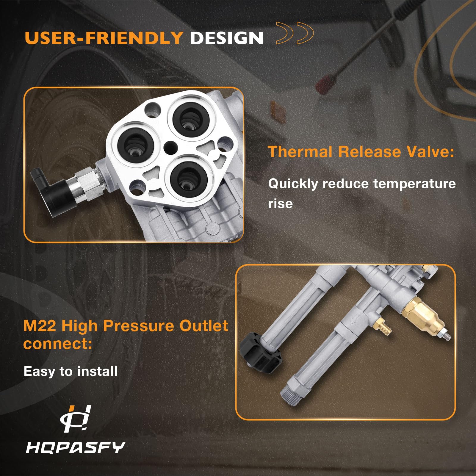HQPASFY leak-proof design reduces leaks during operation