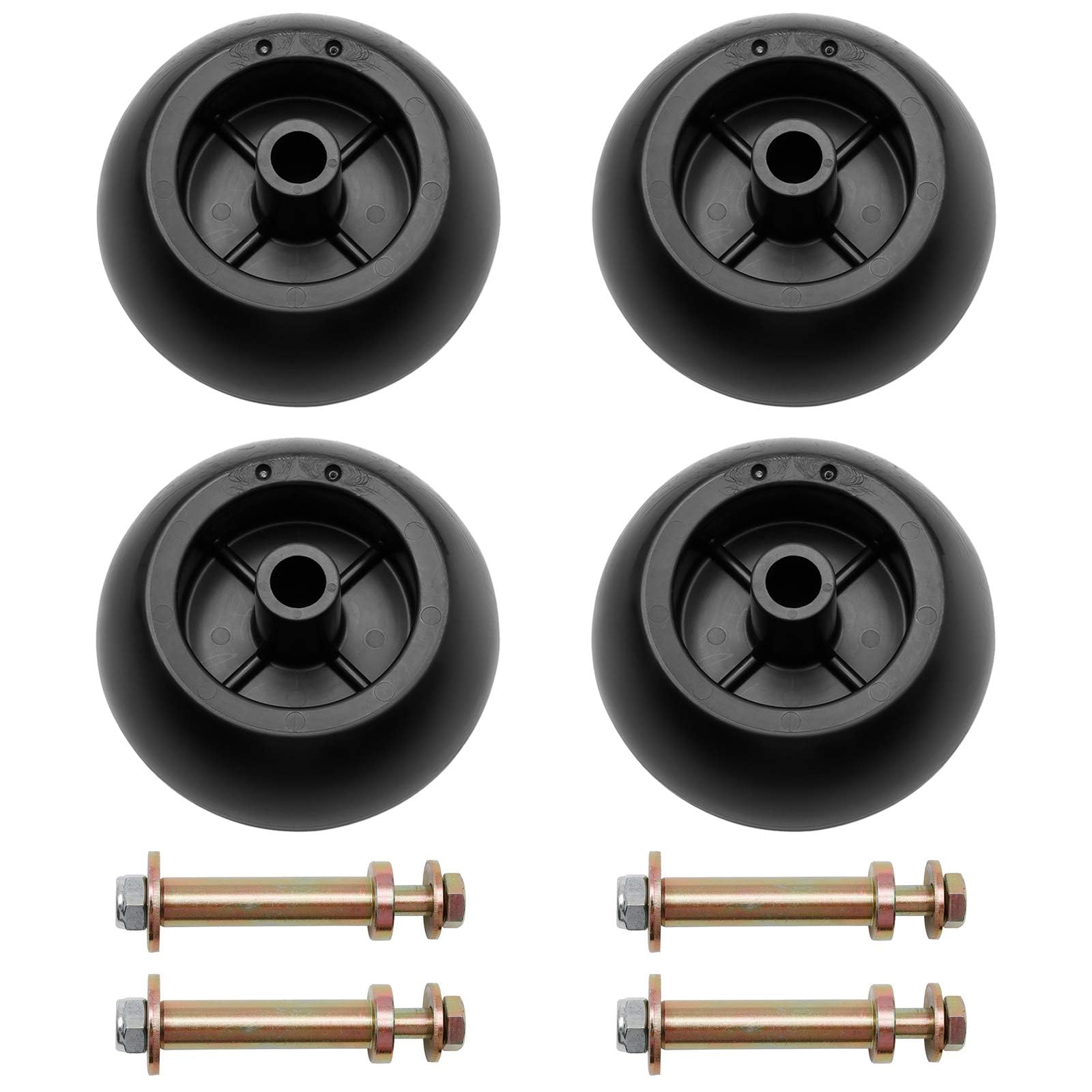 HQPASFY mower deck wheel kit assembly shows ready-to-install components for durable lawn maintenance.