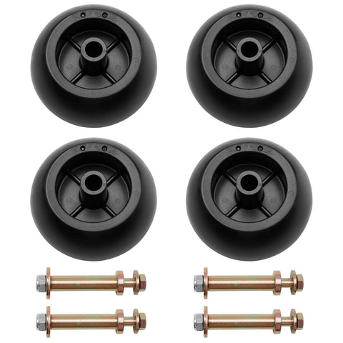 HQPASFY mower deck wheel kit assembly shows ready-to-install components for durable lawn maintenance.