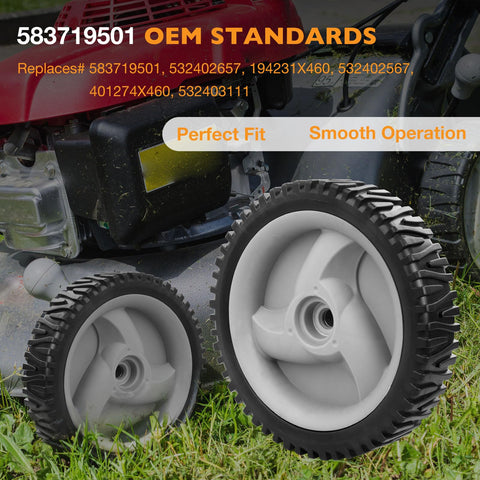 HQPASFY exact OE-fit front wheel ensures quick, simple installation