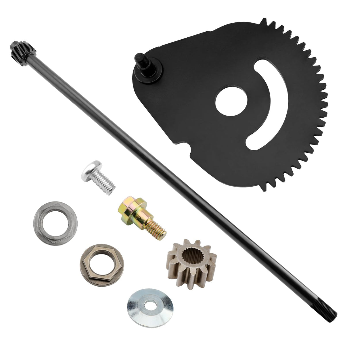 HQPASFY steering rod shaft enhances lawn mower steering precision and control