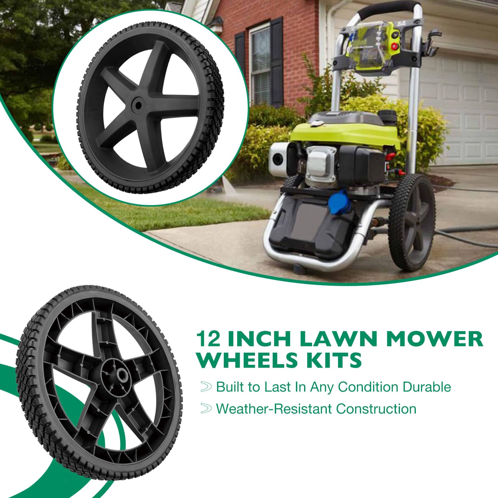 HQPASFY two-pack wheels emphasize value and straightforward replacement.