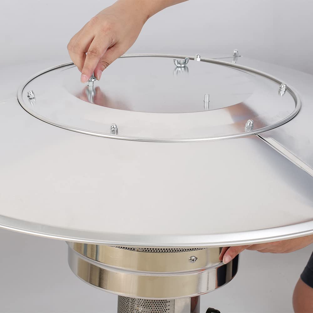 HQQ outdoor reflector set includes screws and nuts