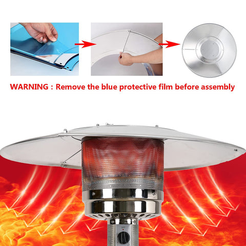 HQQ outdoor reflector provides easy installation with pre-drilled holes