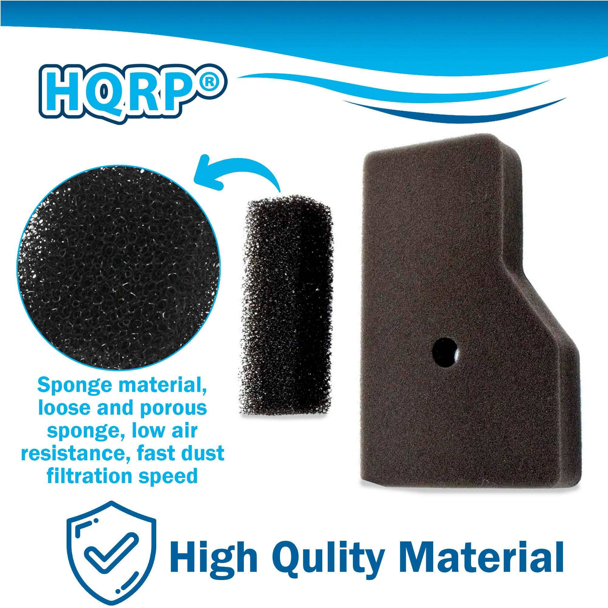HQRP two-week DOA warranty notice for peace of mind.