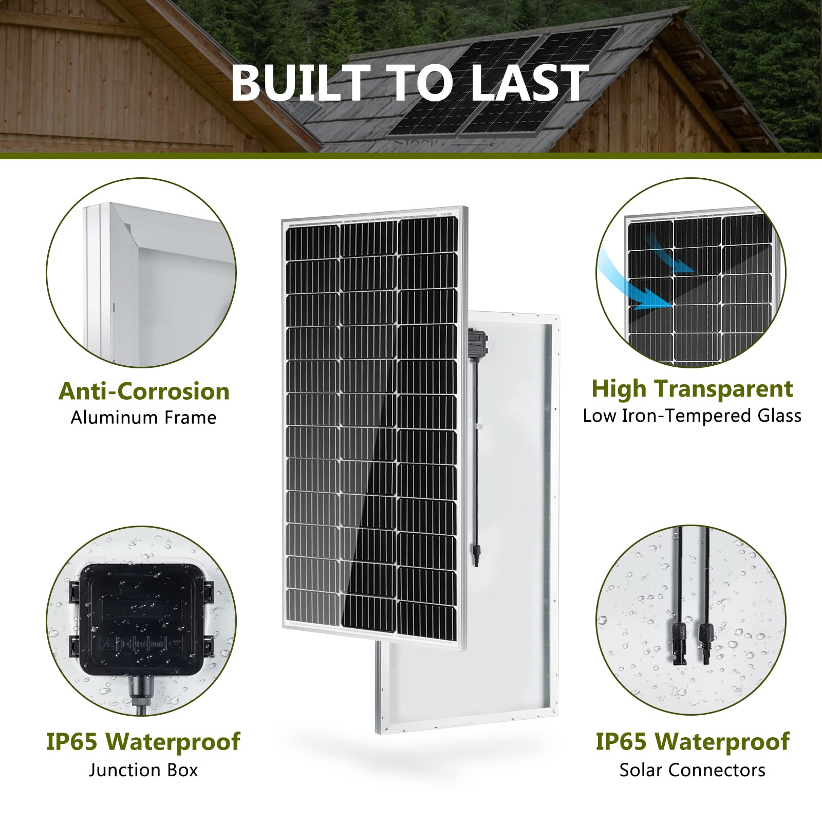 HQST 2-pack on RV roof, off-grid ready installation