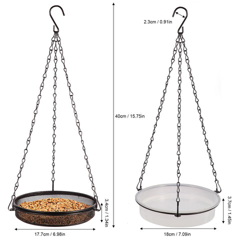 HRAYLTOP water bowl visibility enhances water clarity for birds