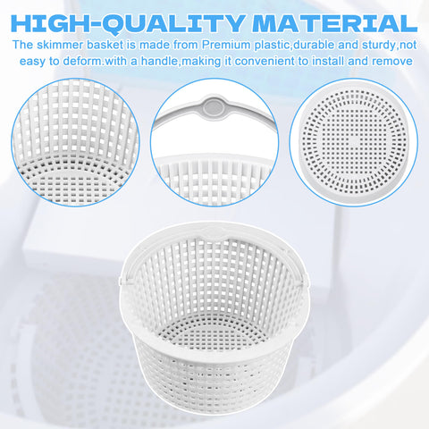 Durable HRBBFHND SPX1091C basket resists pool chemicals during cleaning.
