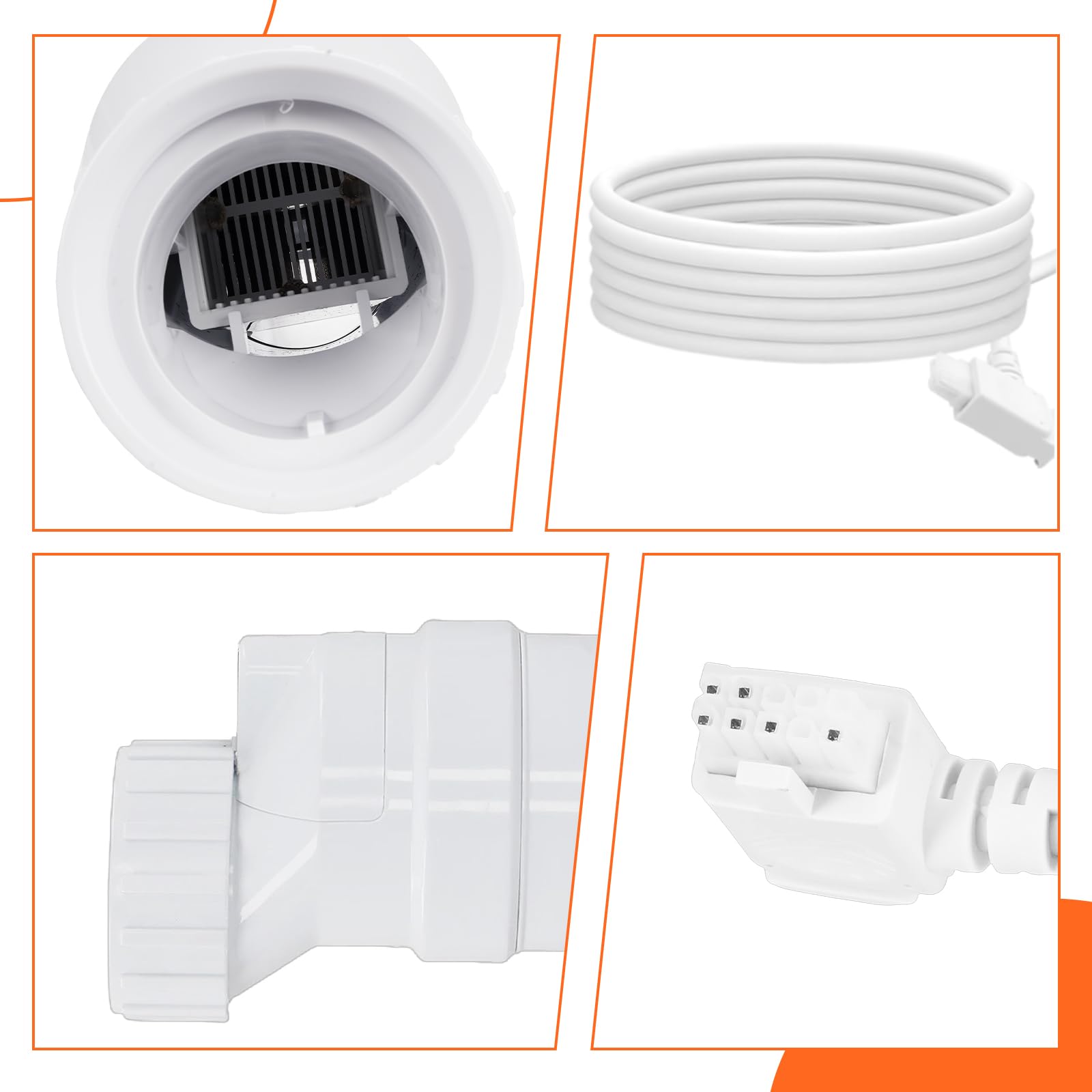 Included cords and connectors for HRepair T15 installation