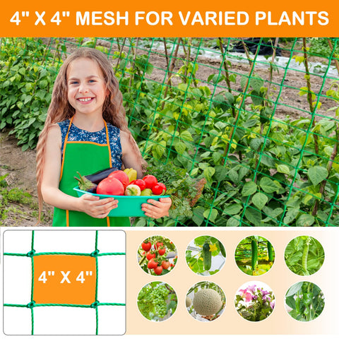 H.Romo Trellis Netting features edge overlap design for a neat fit.