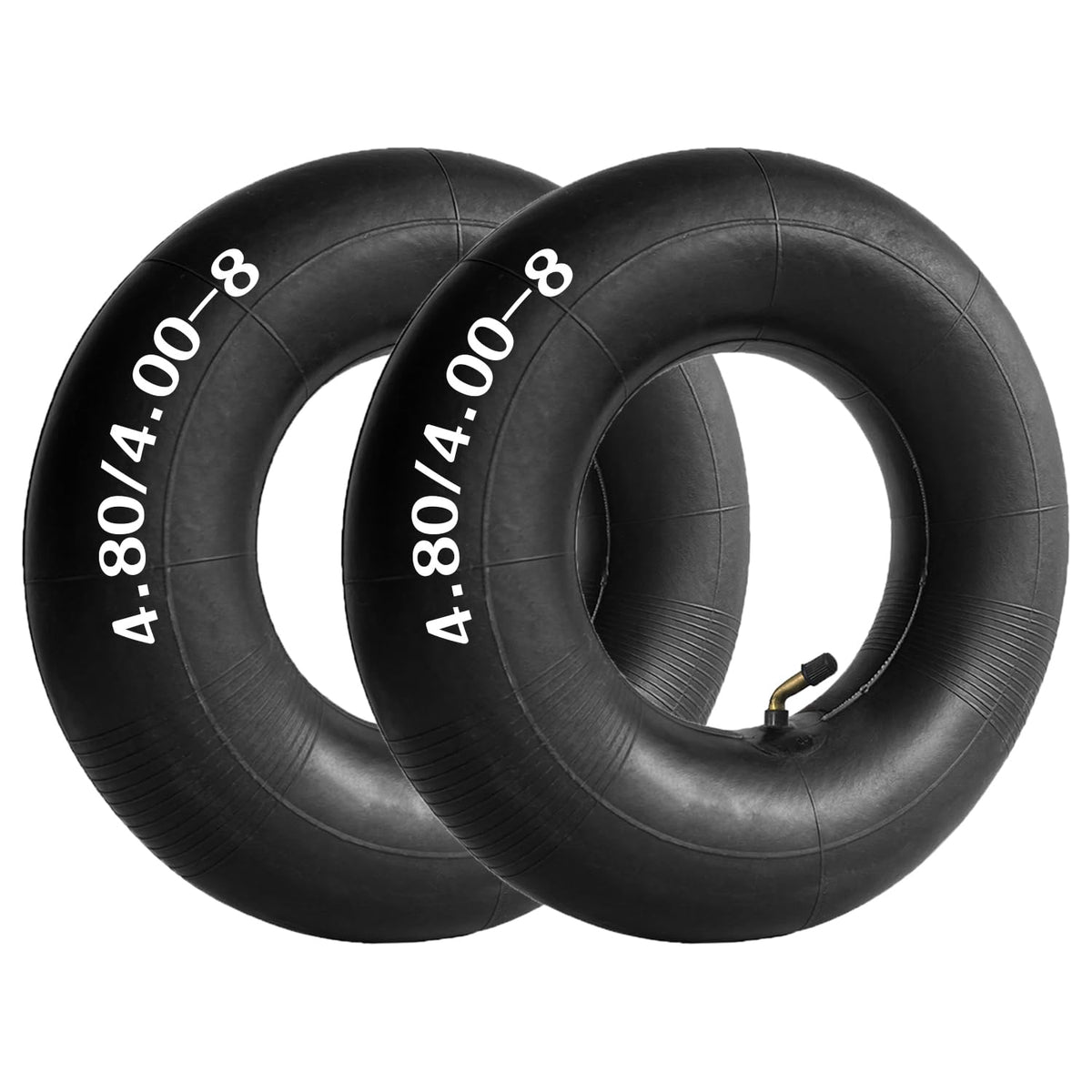 Hromra 4.80/4.00-8 heavy-duty inner tube with bent valve for wheelbarrows and mowers