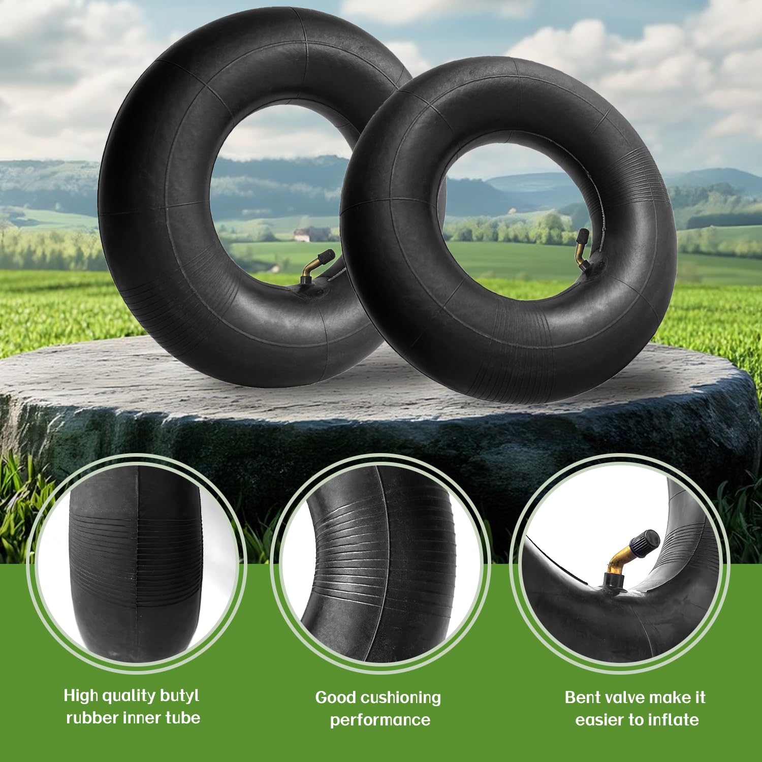 Hromra easy-inflate bent valve simplifies inflation in tight spaces