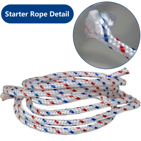 HRuiRed 3.0mm pull rope for chainsaw, flexible and soft during winding.