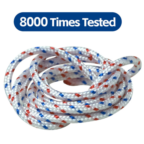 HRuiRed 3.0mm recoil rope for Craftsman, solid braided line resists wear.