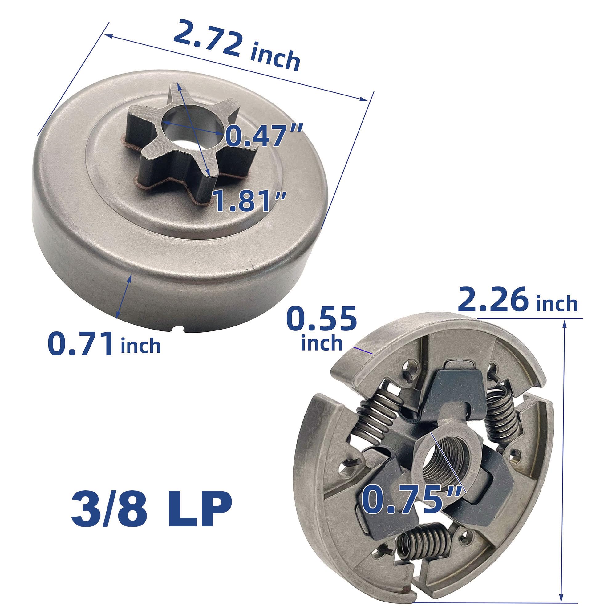 HRuiRed E-clip included for secure assembly