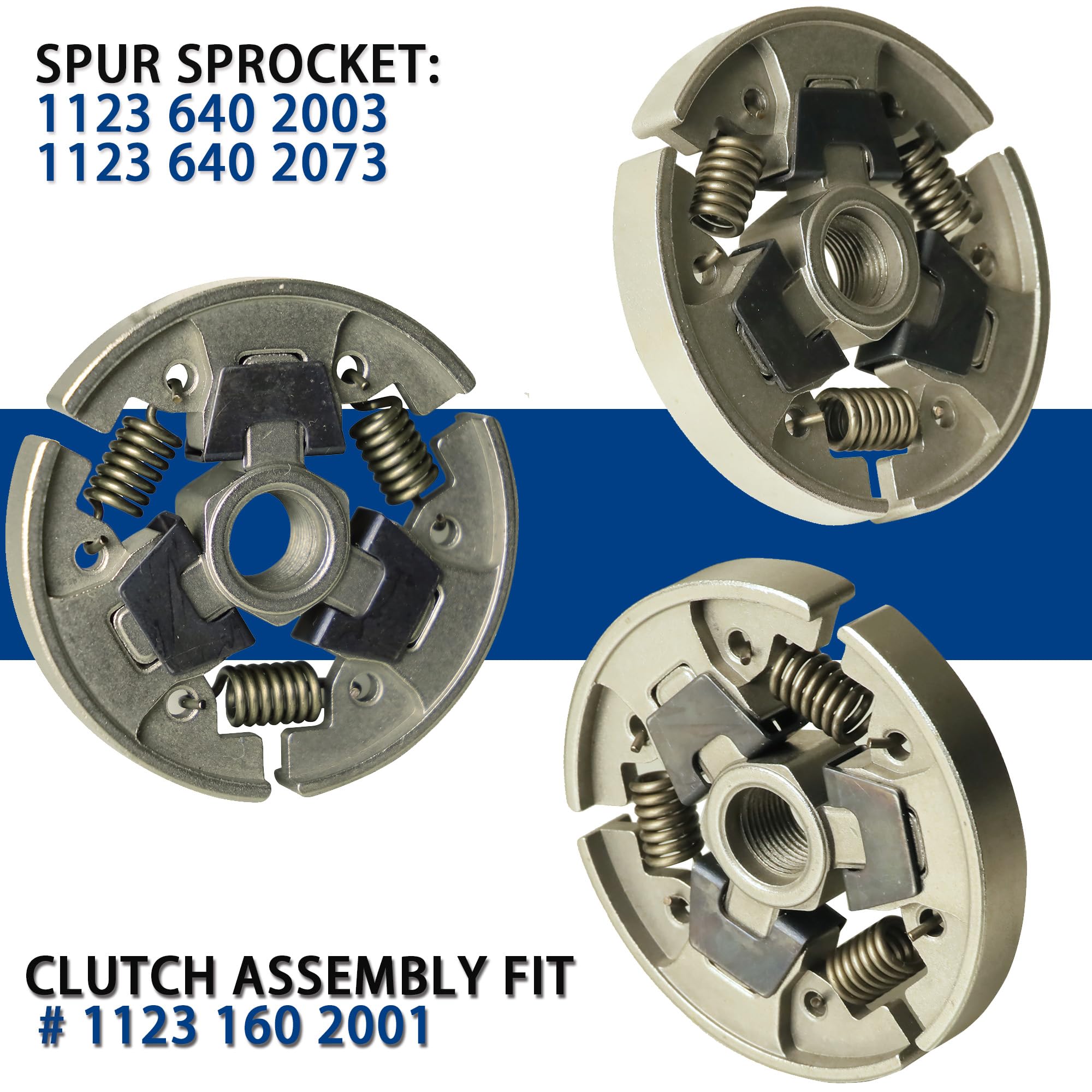 HRuiRed worm gear replacement compatible with 1123 640 7102
