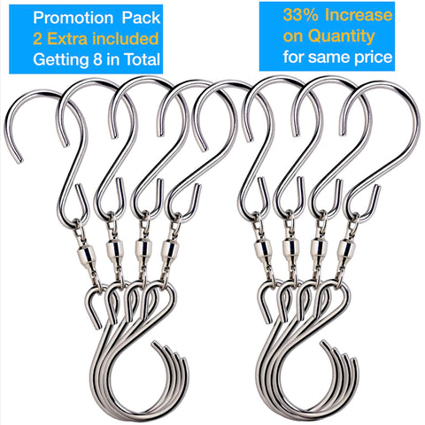 HS's Creation swivel plant hanger for easy rotation and sun exposure.