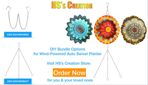 HS's Creation heavy-duty S-hook supports up to 20 pounds for sturdy hanging.