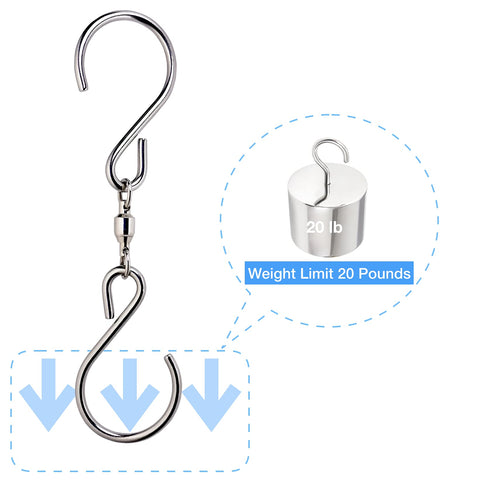 HS's Creation S-hook design enables quick, tool-free installation and repositioning.