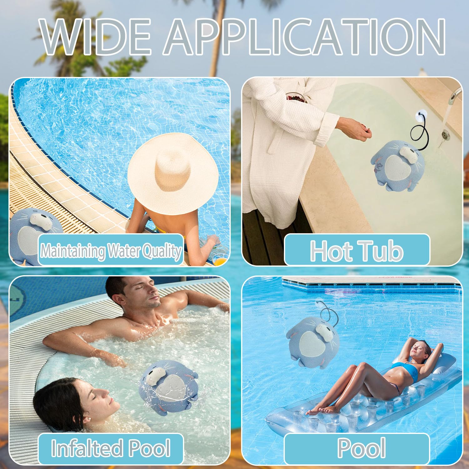 HSDMDMS gift-ready hot tub sponge for easy maintenance.