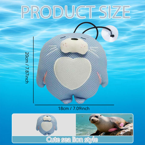 HSDMDMS light blue sponge adds calm spa aesthetics.