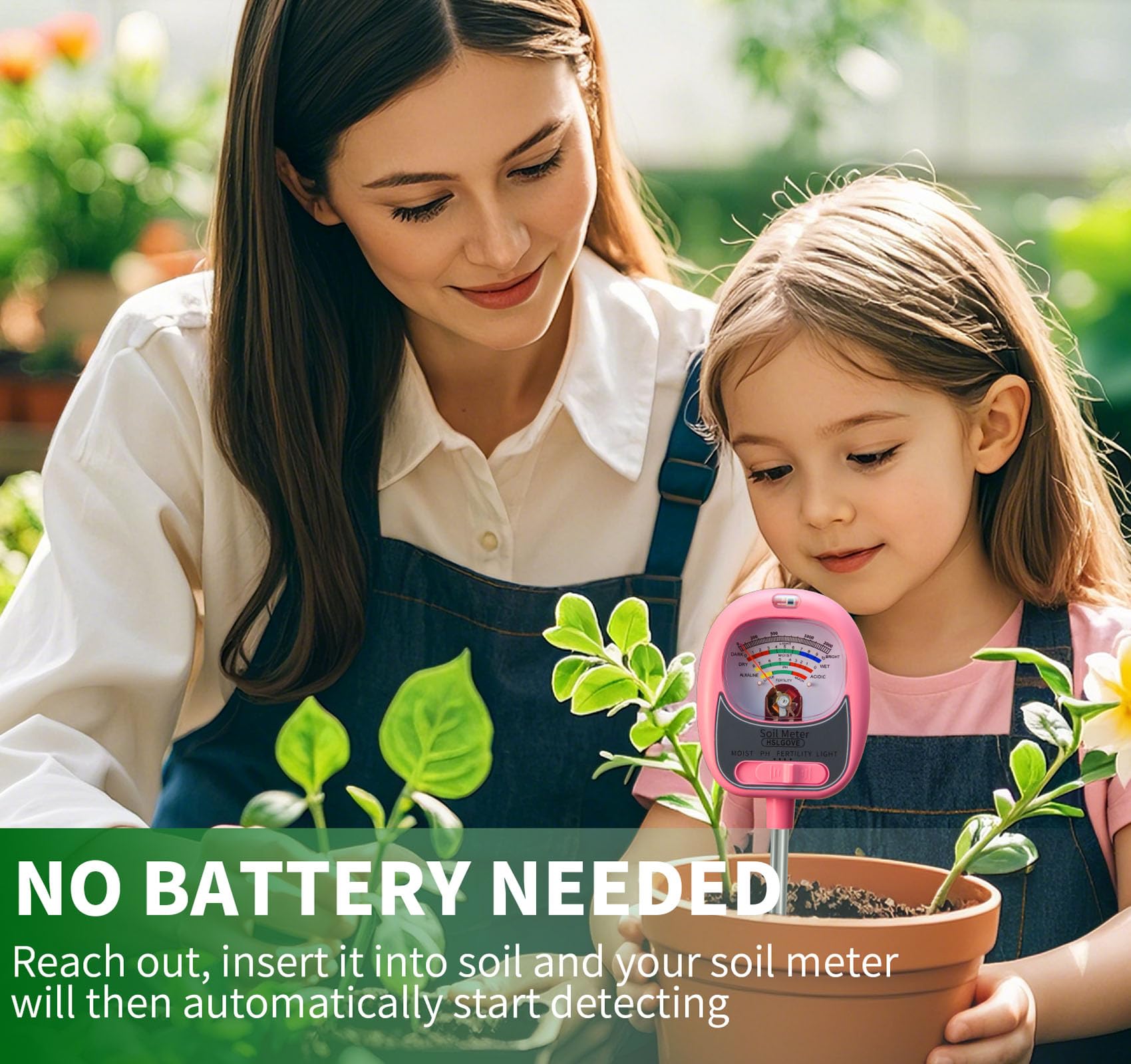 HSLGOVE battery-free probe design minimizes root disturbance during testing.