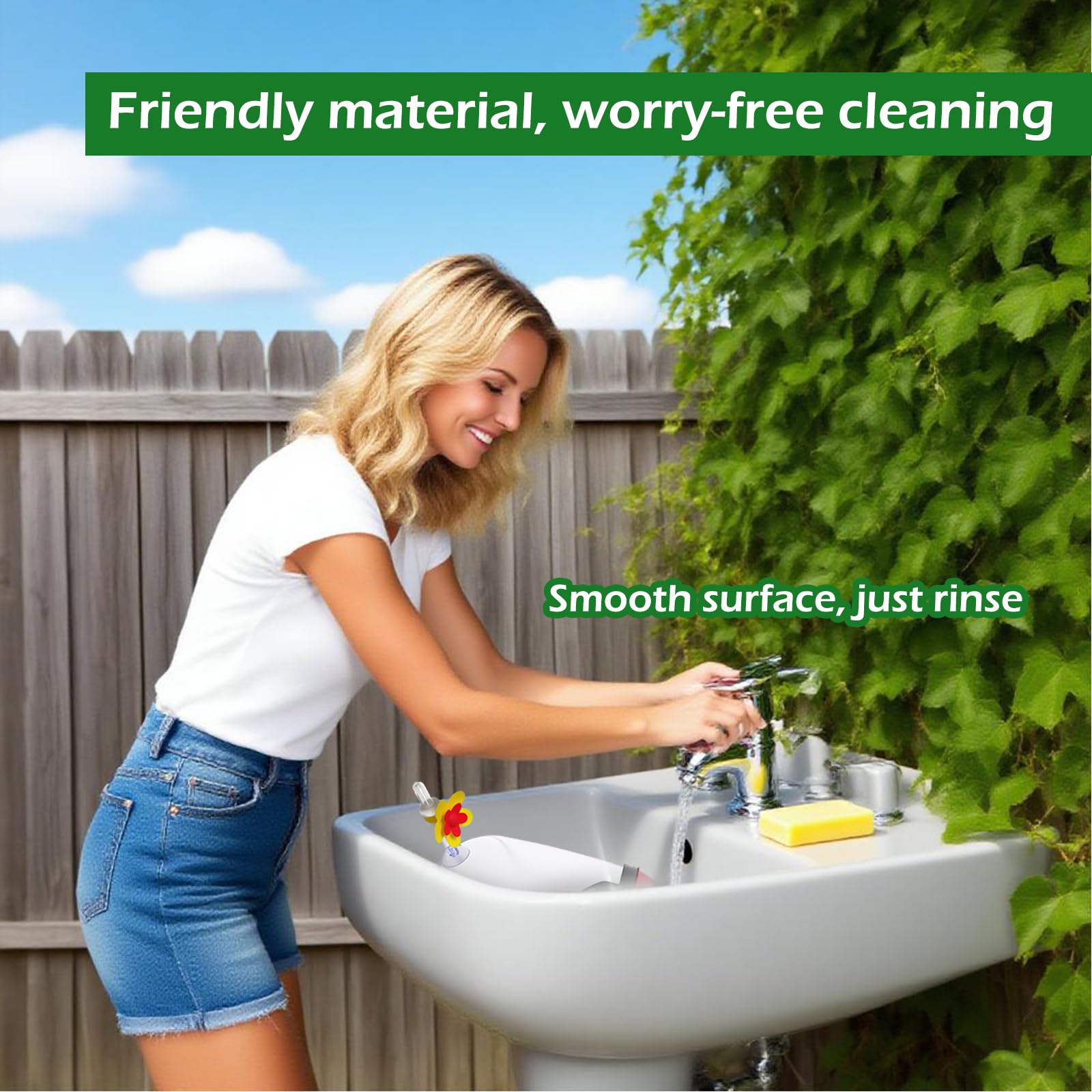 Hsmanchry multi-use design supports gardening, mowing, and cycling