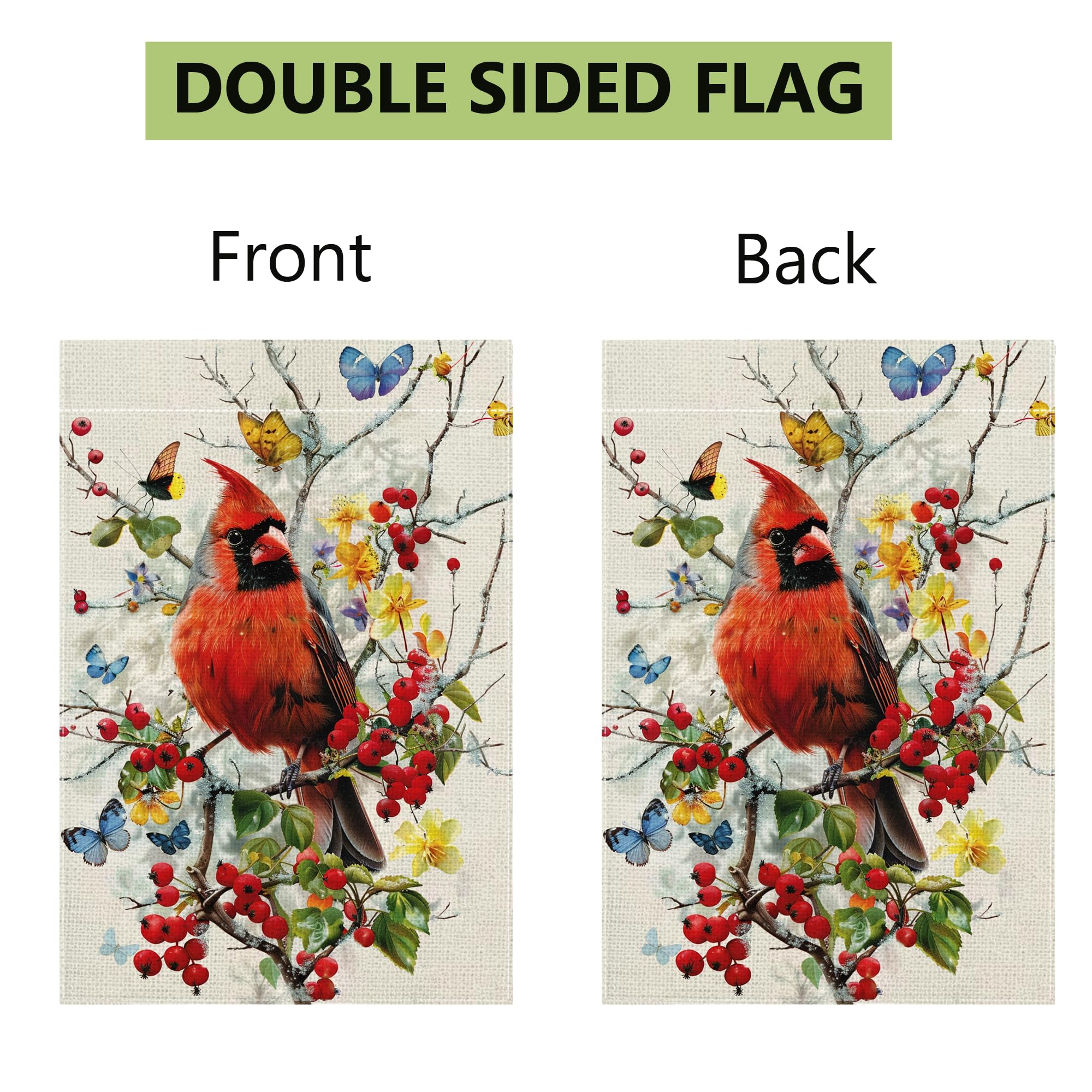 Hsrvivi 12x18 flag fits standard garden stands.