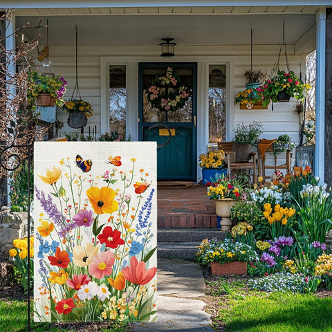 Hsrvivi creative home decor flag brightening patios, lawns, and balconies.