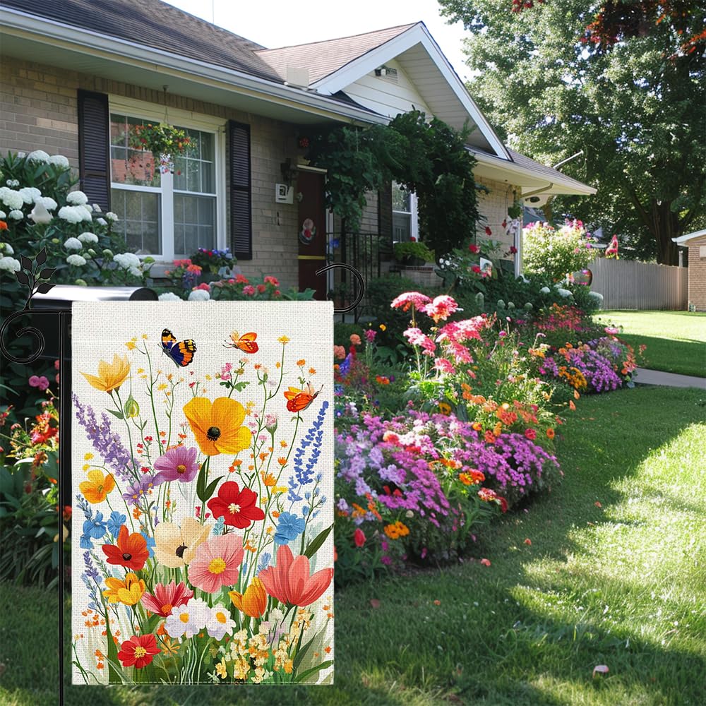 Hsrvivi double-sided-flag design readable from both directions for versatile display.