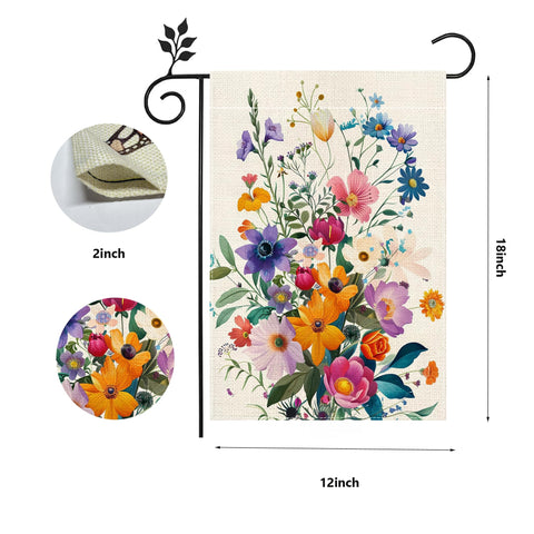 Hsrvivi welcome flag invites guests with cheerful outdoor decor.