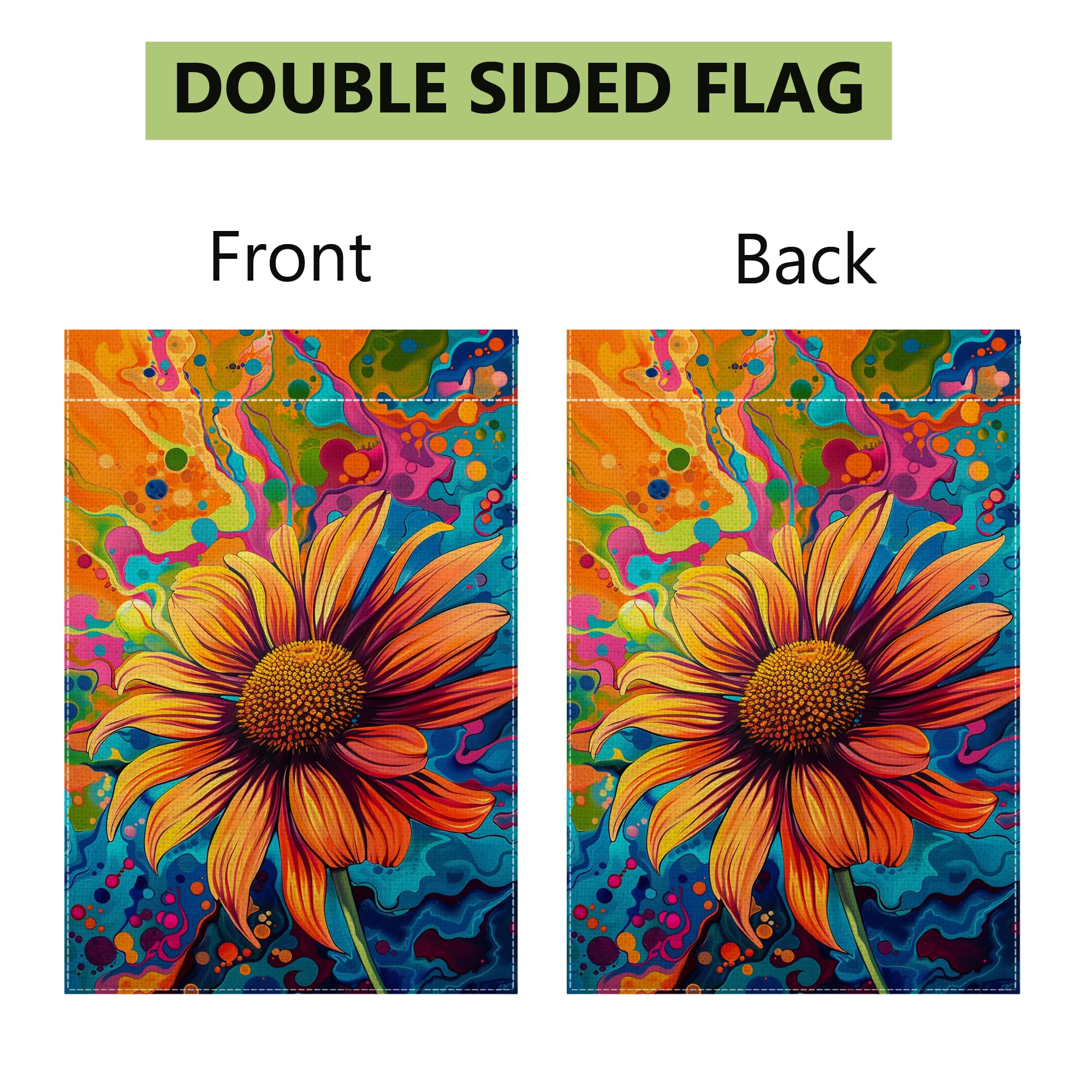 Hsrvivi flag fits standard garden flag stands for easy setup