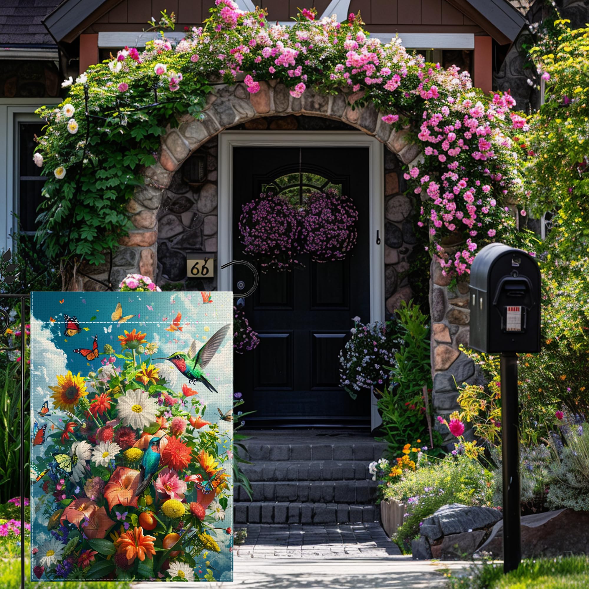 HSrvivi outdoor flag ready for year-round yard decor.
