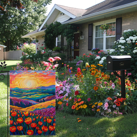 Outdoor ready flag remains weatherproof across seasons